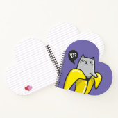 Katze in Banane Notizblock (Innenseite)