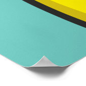 Katze in Banane Poster (Ecke)