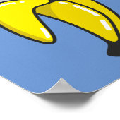 Katze in Banane Poster (Ecke)