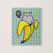 Katze in Banane Puzzle (Vertikal)