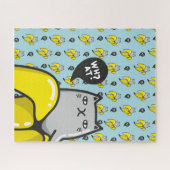 Katze in Banane Puzzle (Horizontal)