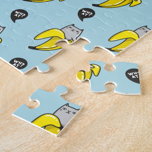 Katze in Banane Puzzle (Seite)