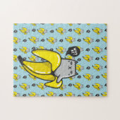 Katze in Banane Puzzle (Horizontal)