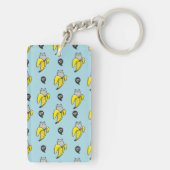 Katze in Banane Schlüsselanhänger (Rückseite)