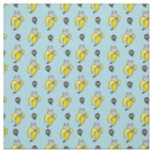 Katze in Banane Stoff (Muster)