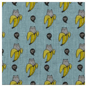 Katze in Banane Stoff (Nahaufnahme)
