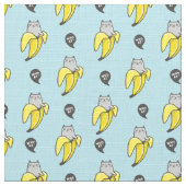 Katze in Banane Stoff (Nahaufnahme)