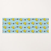 Katze in Banane Yogamatte (Vorderseite (Horizontal))