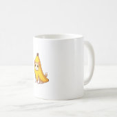 Katze in Bananenkostüm Kaffeetasse (VorderseiteRechts)
