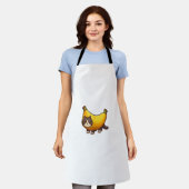 Katze in Bananenkostüm Schürze (Getragen)