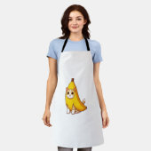 Katze in Bananenkostüm Schürze (Getragen)