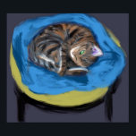 Katze in Bed, Suzanne Valadon Poster<br><div class="desc">Suzanne Valadon (23. September 1865 - 7. April 1938) war eine französische Malerin geboren Marie-Clémentine Valadon in Bessines-sur-Gartempe,  Haute-Vienne,  Frankreich. 1894 wurde Valadon die erste weibliche Malerin,  die an der Société Nationale des Beaux-Arts zugelassen war. Sie war auch die Mutter des Malers Maurice Utrillo. Zitat: Wikipedia</div>