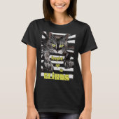 Katze in Blinds Explorer Kitten T-Shirt (Vorderseite)