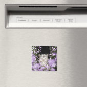Katze in Blume Magnet (In Situ (Geschirrspüler))