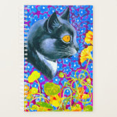 Katze in Blume Planer (Vorderseite)