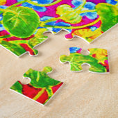 Katze in Blume Puzzle (Seite)