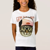 Katze in da Hat T-Shirt (Vorderseite)