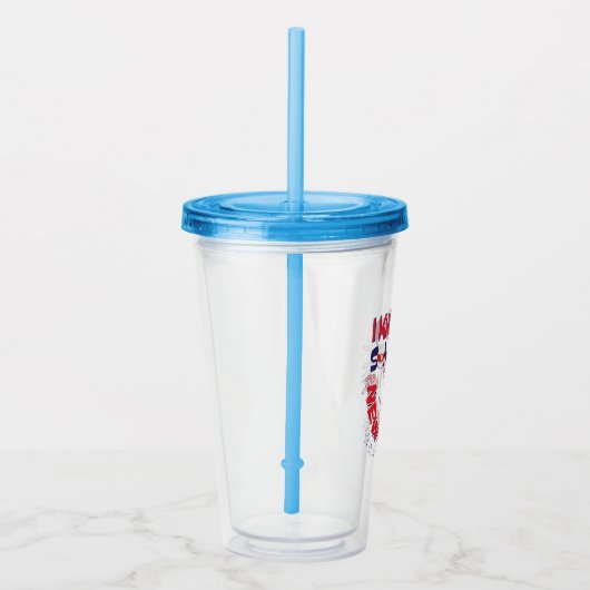 Katze in dem Hut kenne ich einige neue Tricks Acryltrinkbecher (Rechts)