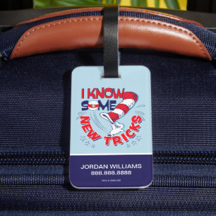 Katze in dem Hut kenne ich einige neue Tricks Gepäckanhänger