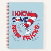 Katze in dem Hut kenne ich einige neue Tricks Notizblock (Vorderseite)