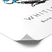 Katze in den Geburtsstaten des HHat Baby Poster (Ecke)