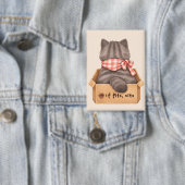 Katze in der Box Button (Insitu)