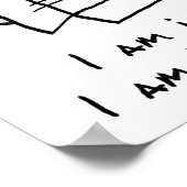 Katze in der Box - Funny Cat Poster (Ecke)