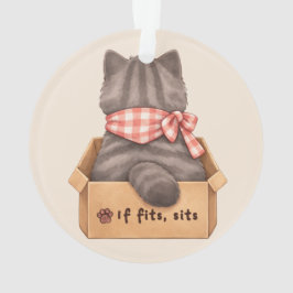 Katze in der Box Ornament