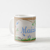 Katze in der Garten-Tasse Kaffeetasse (Vorderseite Links)