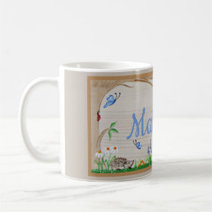 Katze in der Garten-Tasse Kaffeetasse