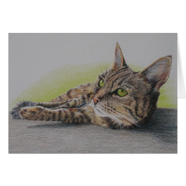 Katze in der Green Card (Vorderseite (Horizontal))