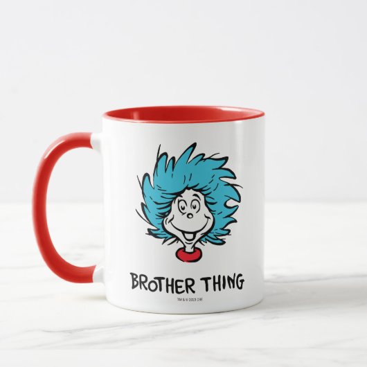 Katze in der Hut, die eine Sache, zwei Brüder Ding Tasse (Links)