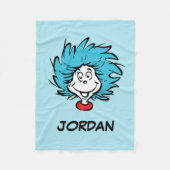 Katze in der Hut Sache eins Zwei - Benutzerdefinie Fleecedecke (Vorderseite)