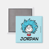 Katze in der Hut Sache eins Zwei - Benutzerdefinie Magnet (Vorderseite/Rückseite)