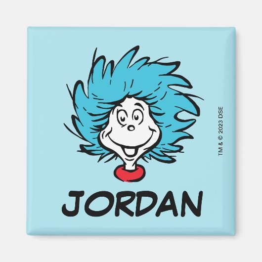 Katze in der Hut Sache eins Zwei - Benutzerdefinie Magnet (Vorne)