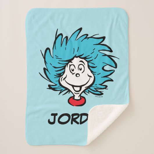 Katze in der Hut Sache eins Zwei - Benutzerdefinie Sherpadecke (Vorderseite)