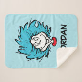 Katze in der Hut Sache eins Zwei - Benutzerdefinie Sherpadecke (Vorderseite (Horizontal))