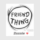 Katze in der Hut Sache eins Zwei - Freundlichkeit Aufkleber (Blatt)