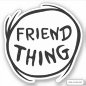 Katze in der Hut Sache eins Zwei - Freundlichkeit Aufkleber (Vorderseite)