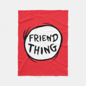 Katze in der Hut Sache eins Zwei - Freundlichkeit Fleecedecke (Vorderseite)