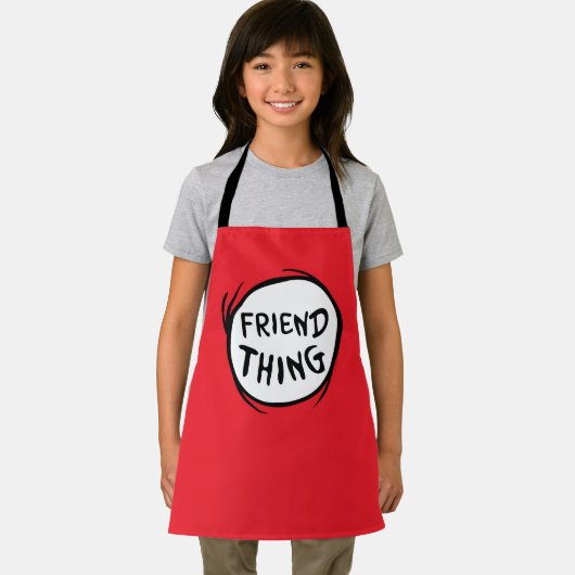 Katze in der Hut Sache eins Zwei - Freundlichkeit  Schürze (Insitu)