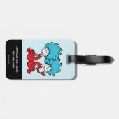 Katze in der Hut-Sache Eins & Zwei Gepäckanhänger (Rückseite horizontal)