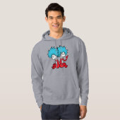 Katze in der Hut-Sache Eins & Zwei Hoodie (Vorne ganz)