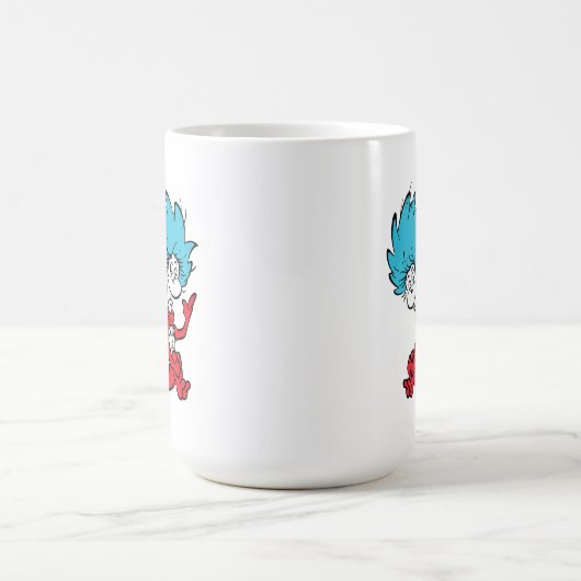 Katze in der Hut-Sache Eins & Zwei Kaffeetasse (Mittel)