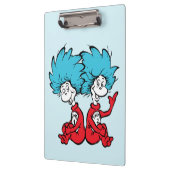 Katze in der Hut-Sache Eins & Zwei Klemmbrett (Links)