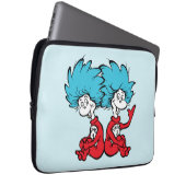 Katze in der Hut-Sache Eins & Zwei Laptopschutzhülle (Vorne Rechts)