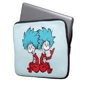 Katze in der Hut-Sache Eins & Zwei Laptopschutzhülle (Vorderseite Links)