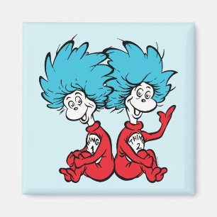 Katze in der Hut-Sache Eins & Zwei Magnet