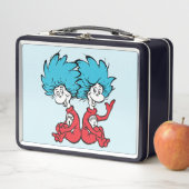 Katze in der Hut-Sache Eins & Zwei Metall Brotdose (Beispiel)