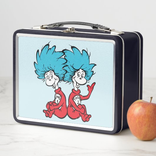 Katze in der Hut-Sache Eins & Zwei Metall Brotdose (Beispiel)